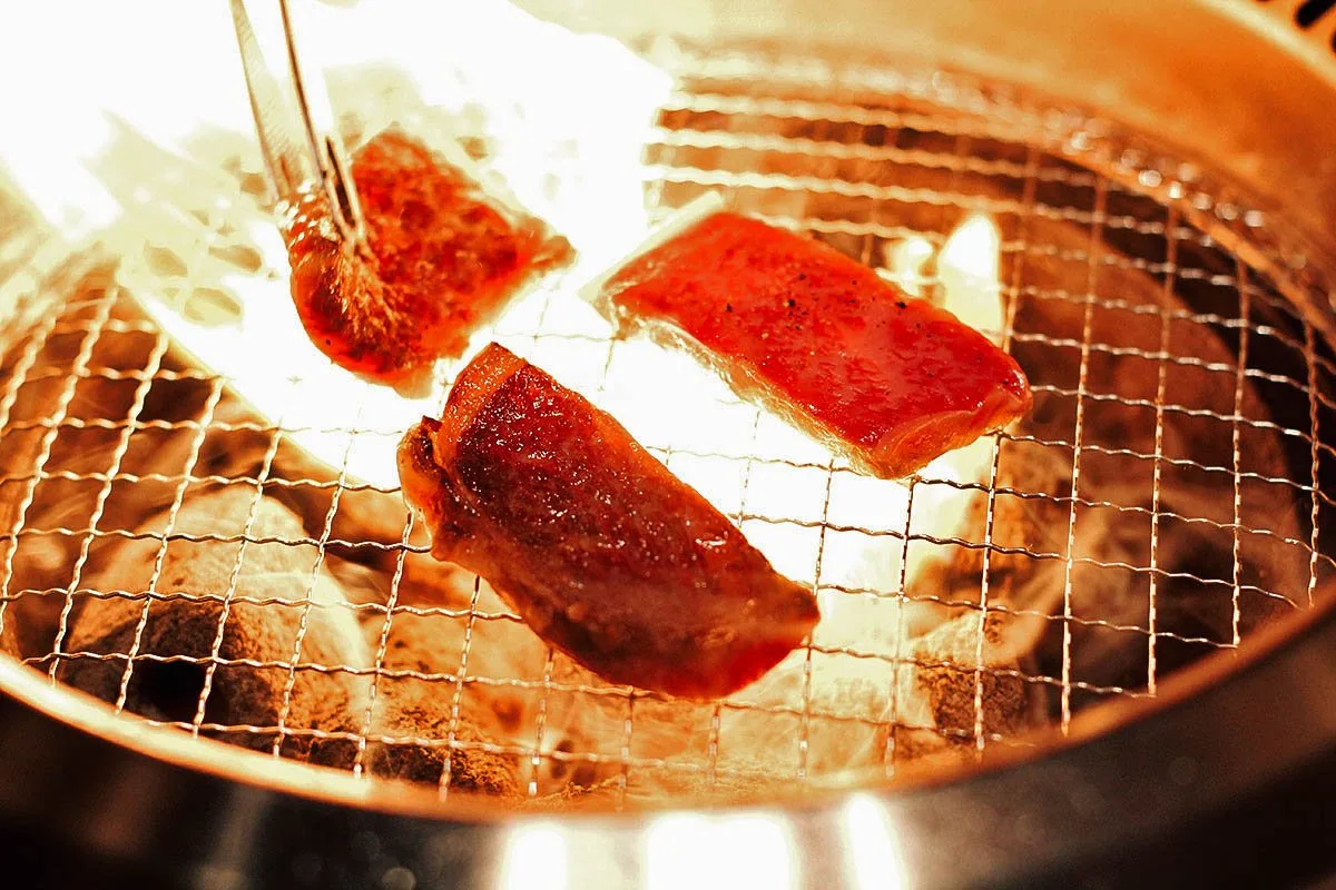 Kobe beef at Tsurugyu in Osaka, Japan