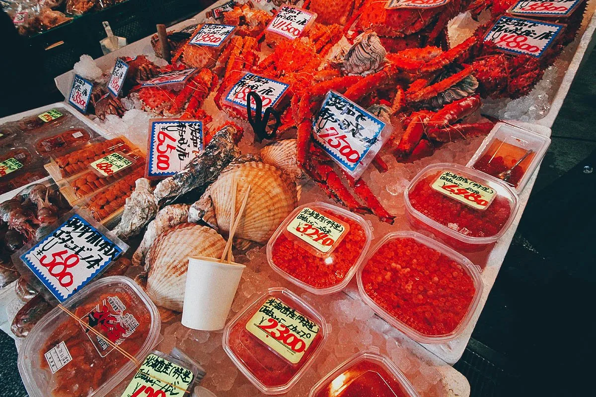 Nijo Market: Where it Sucks to be a Crab in Sapporo, Japan