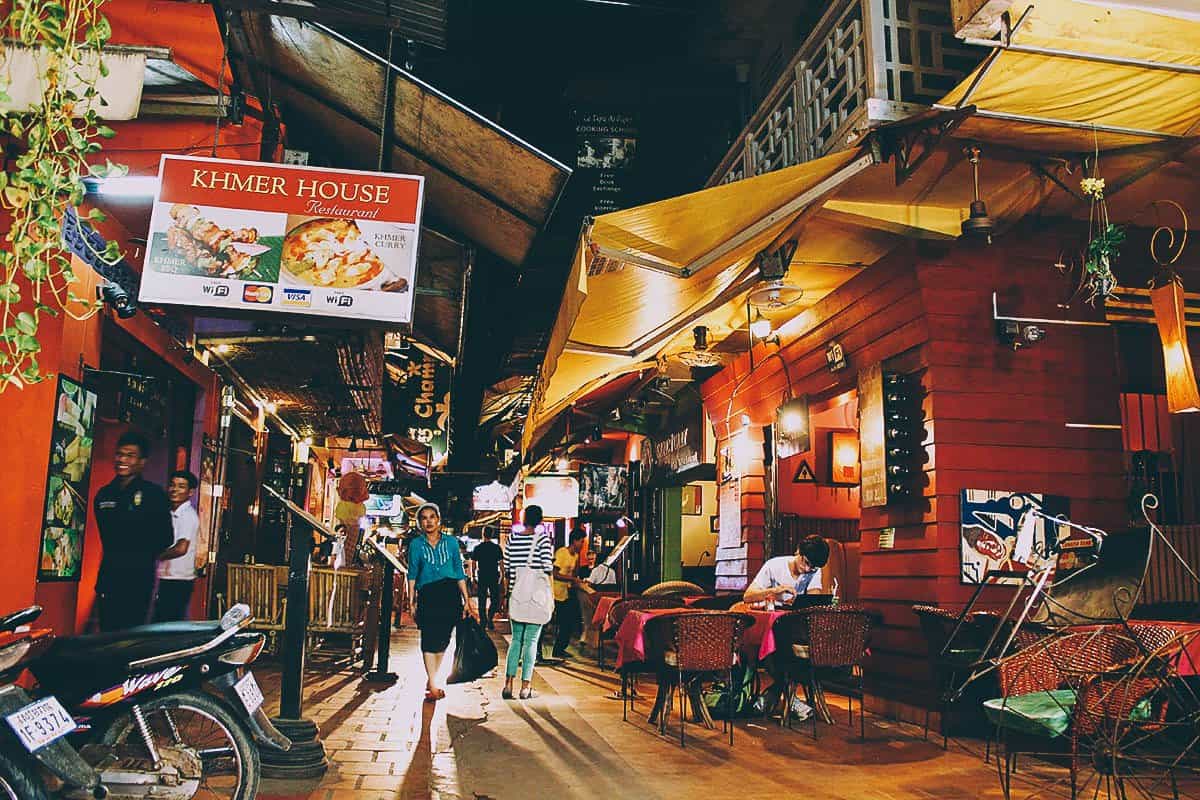 Pub Street, Siem Reap, Cambodia