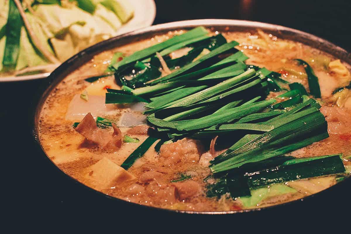 Hakata Motsunabe (Japanese Offal Hot Pot)