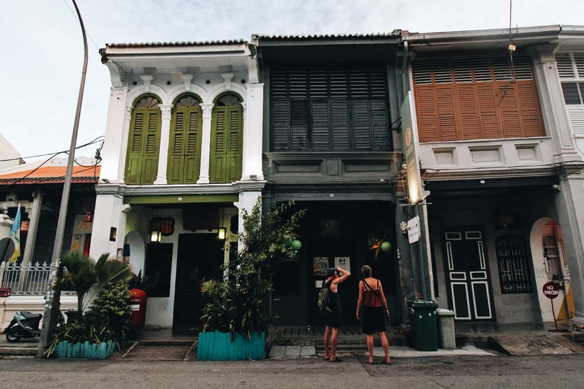 Heritage houses in George Town, Penang, Malaysia