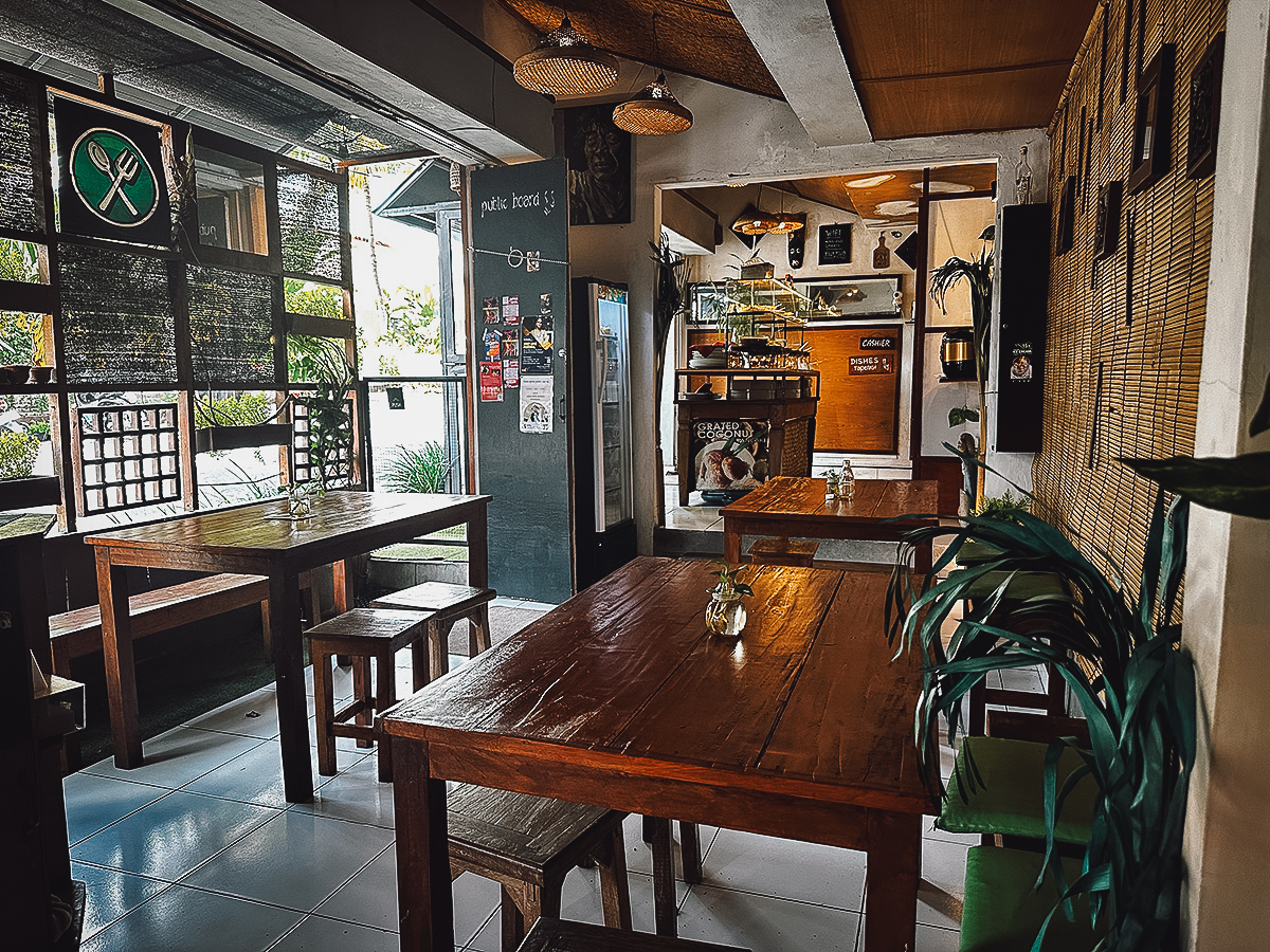Warung Green restaurant interior