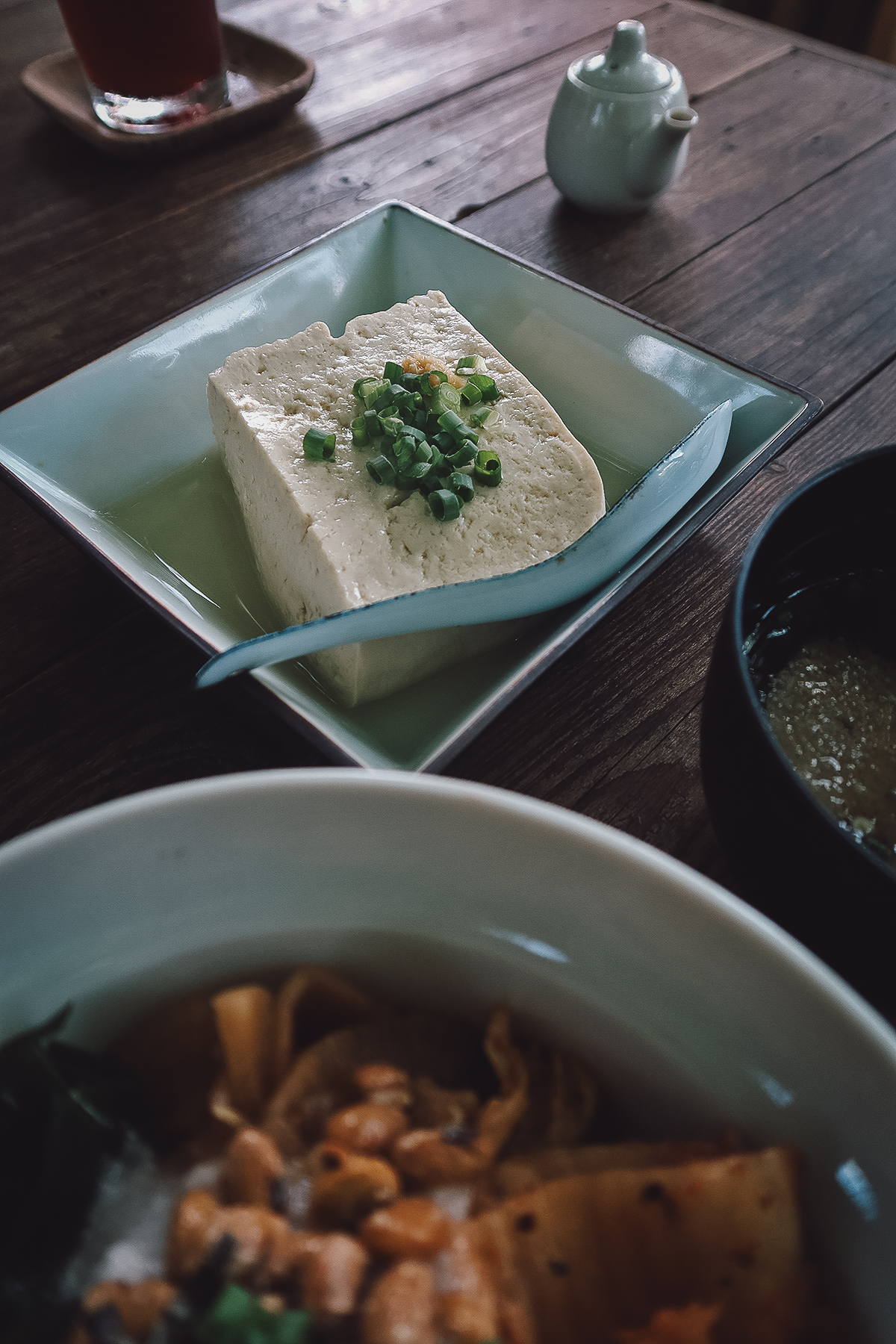 Tofu dish at a restaurant in Chiang Mai, Thailand