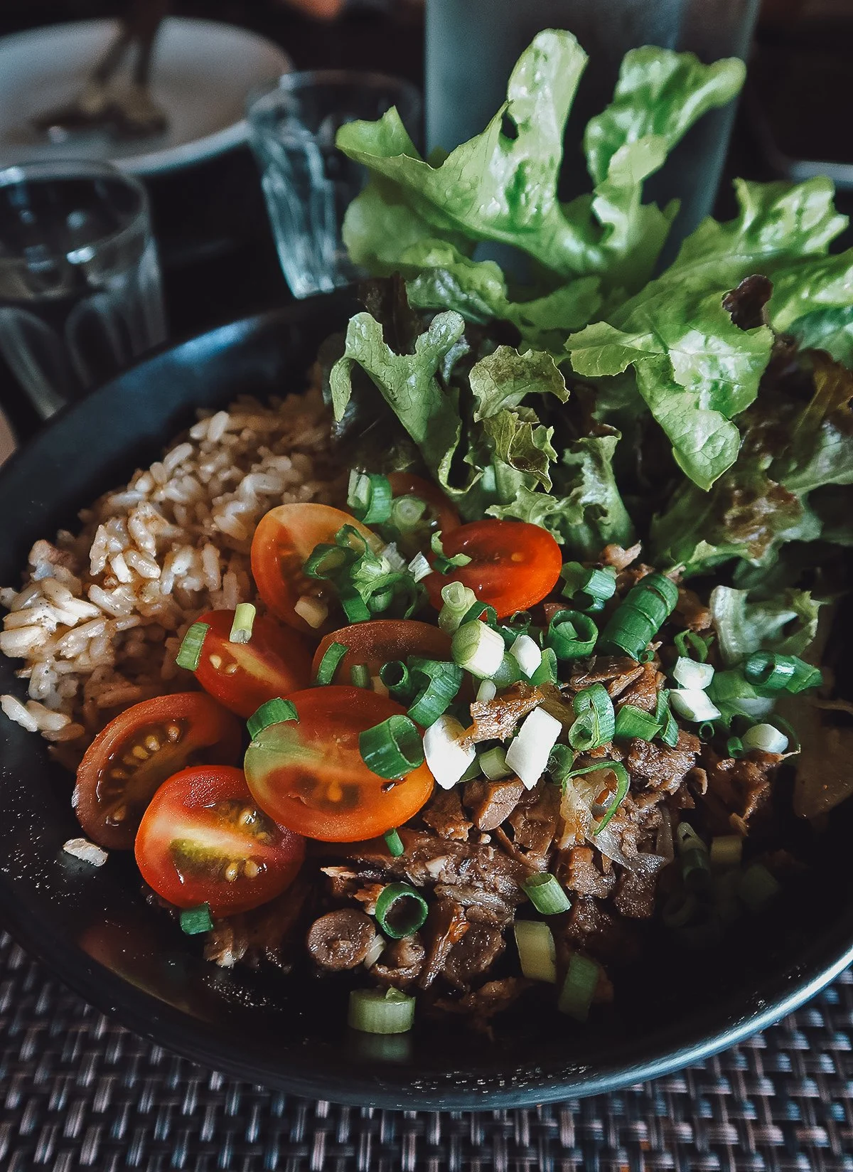 Mushroom bowl at a restaurant in Chiang Mai, Thailand