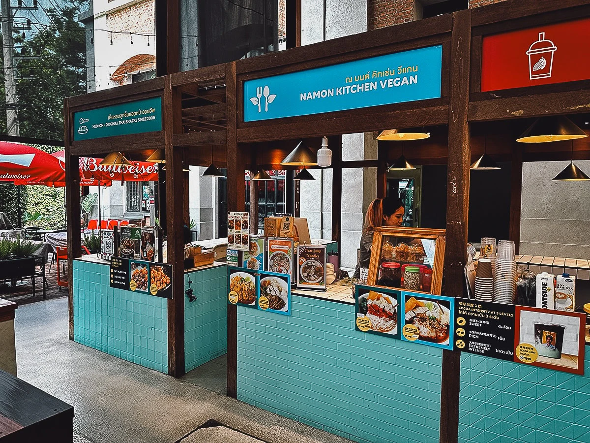 Namon Kitchen stall in Chiang Mai, Thailand