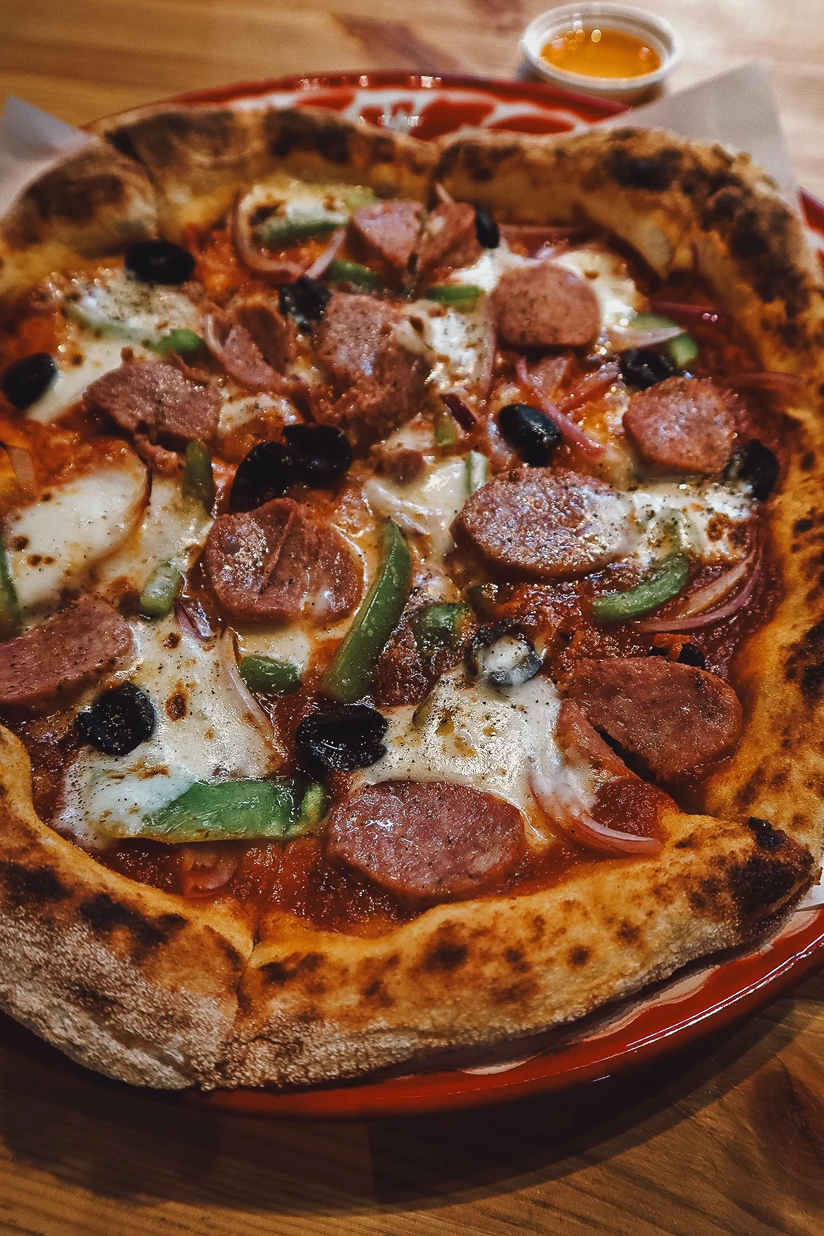 Pizza at Neighborhood Community in Chiang Mai, Thailand