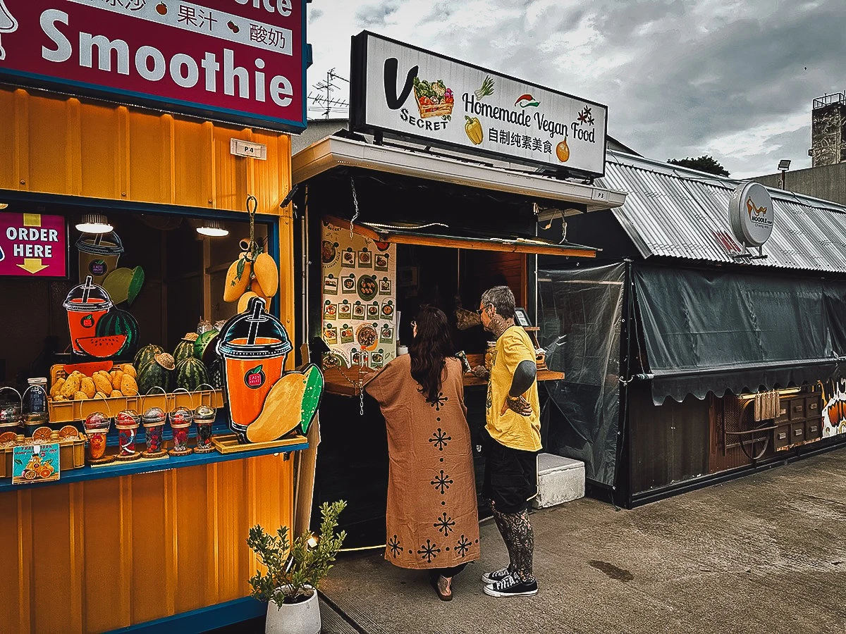 V Secret stall in Chiang Mai, Thailand