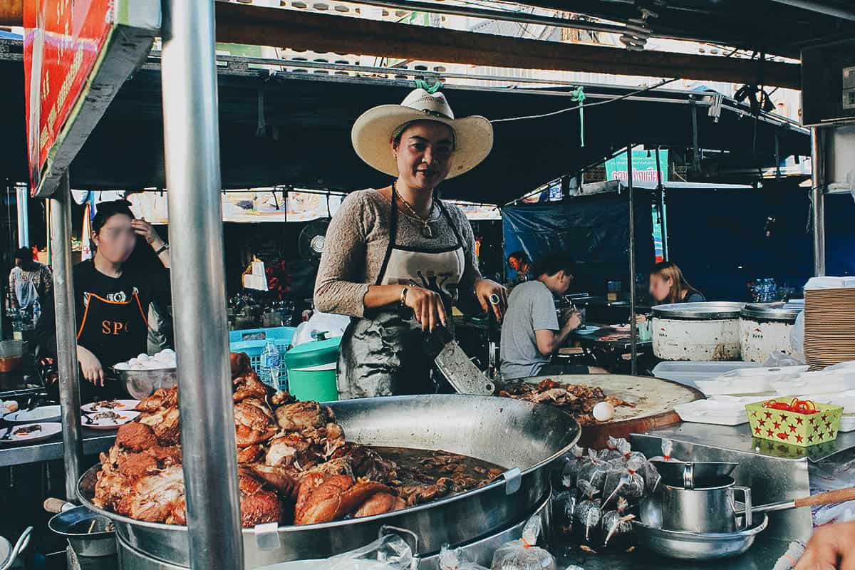 Khao Kha Moo Chang Phueak in Chiang Mai, Thailand