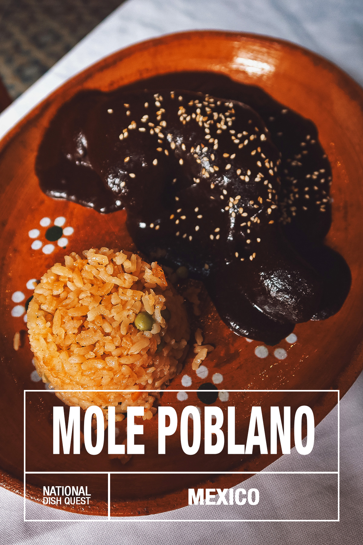 Mexican mole poblano