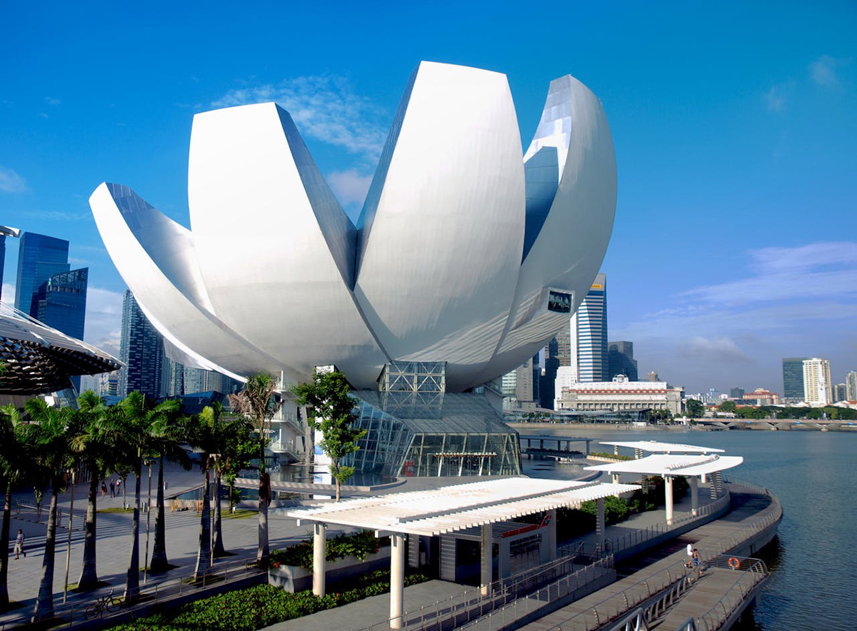 Singapore Artscience Museum lotus exterior