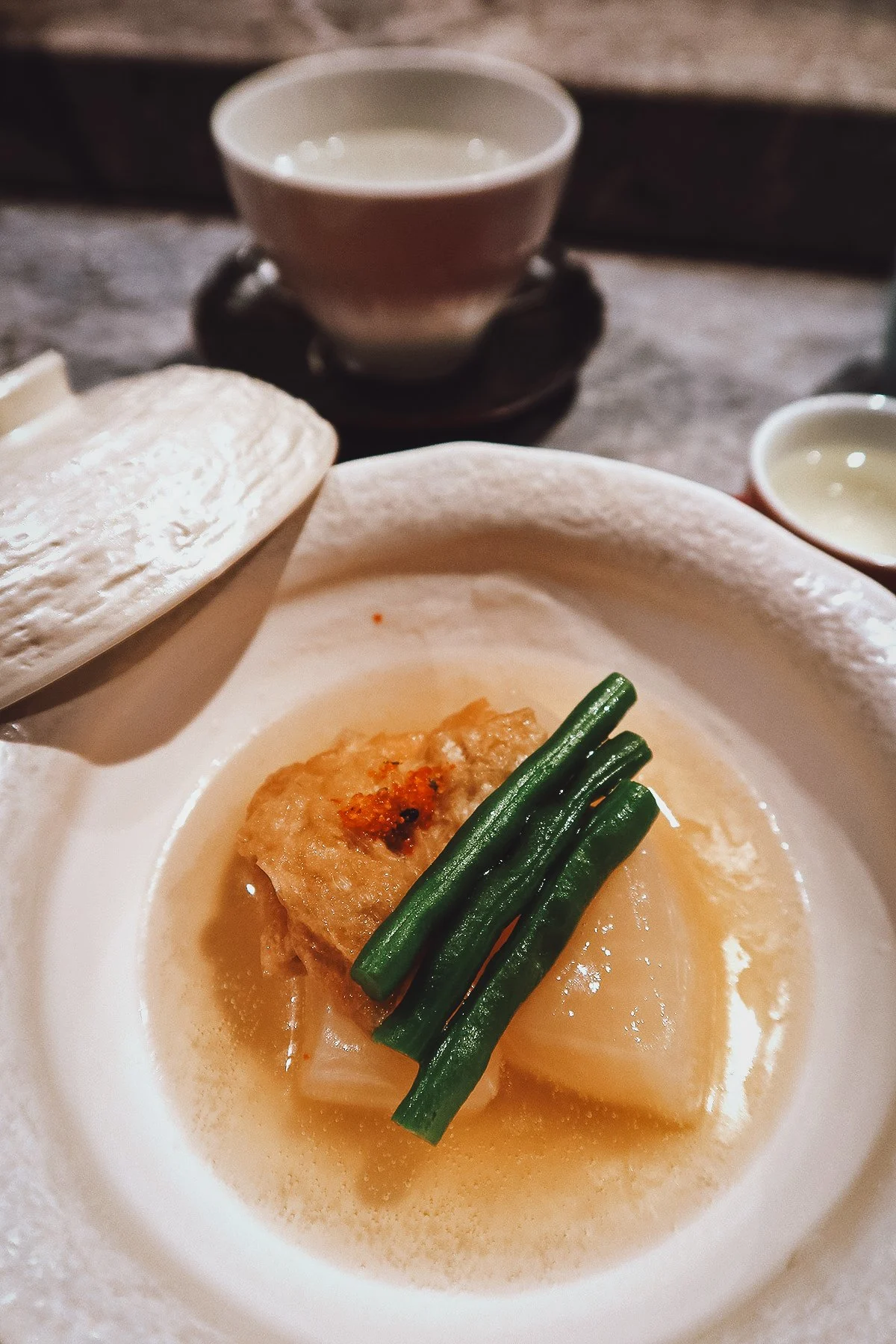 Simmered daikon radish from Kyoto