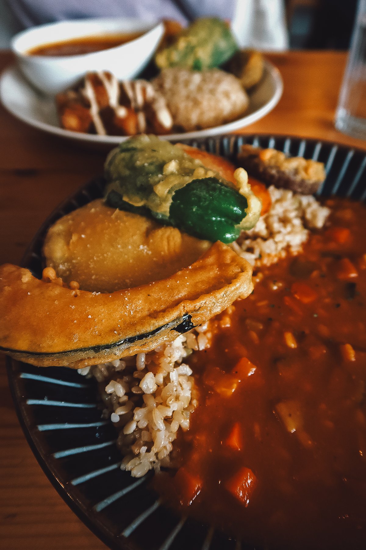 Vegan set meal at Marugoto