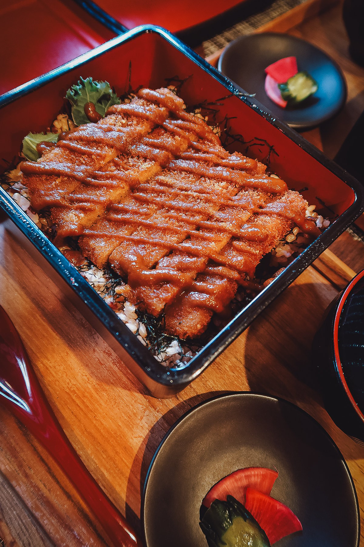 Vegan katsu dish at Saido